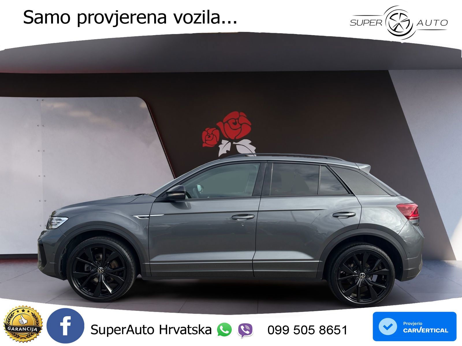 Volkswagen T-Roc 1.5 TSI (150 KS) DSG R-Line MATRIX+GR SJED+KAM