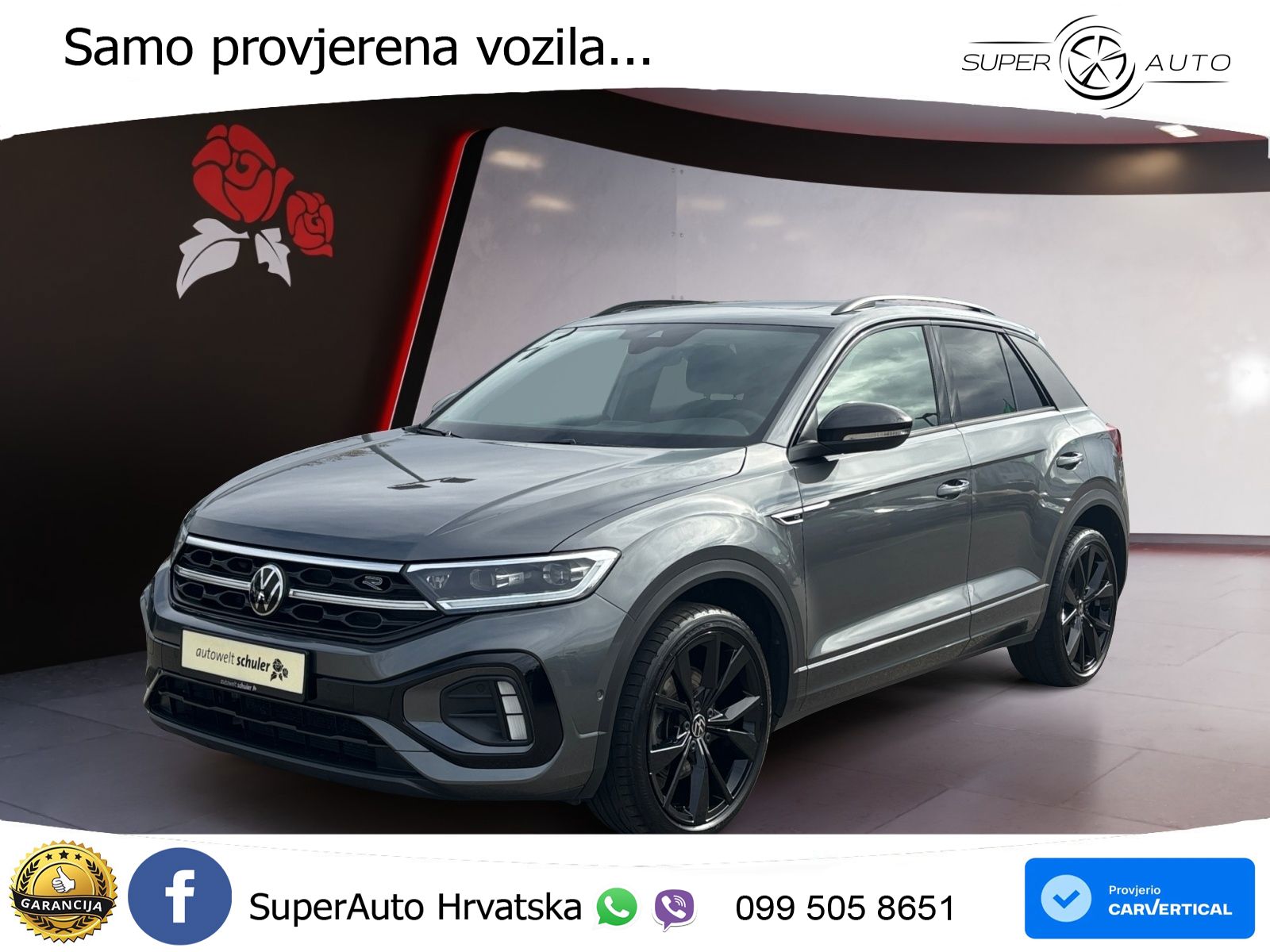 Volkswagen T-Roc 1.5 TSI (150 KS) DSG R-Line MATRIX+GR SJED+KAM