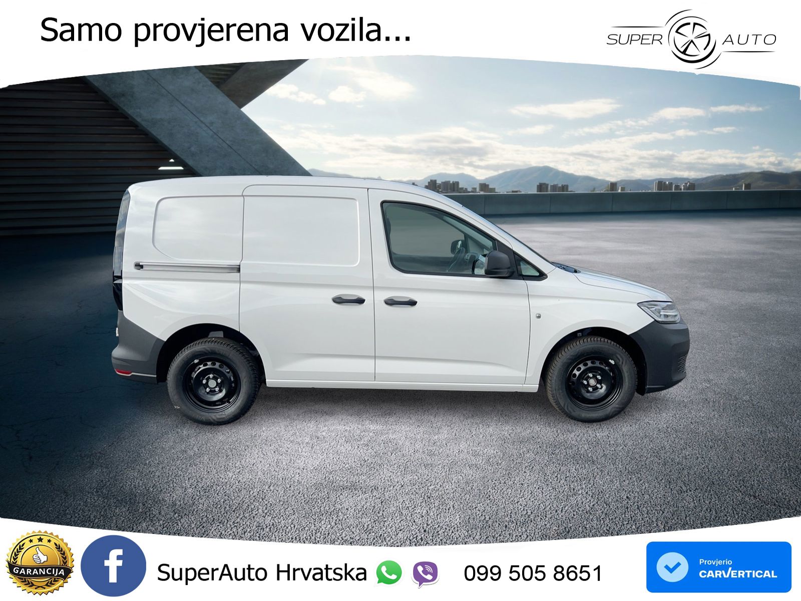 Volkswagen Caddy Cargo 2.0 TDI 75 kW CarPlay ACC LED PDC 102 KS
