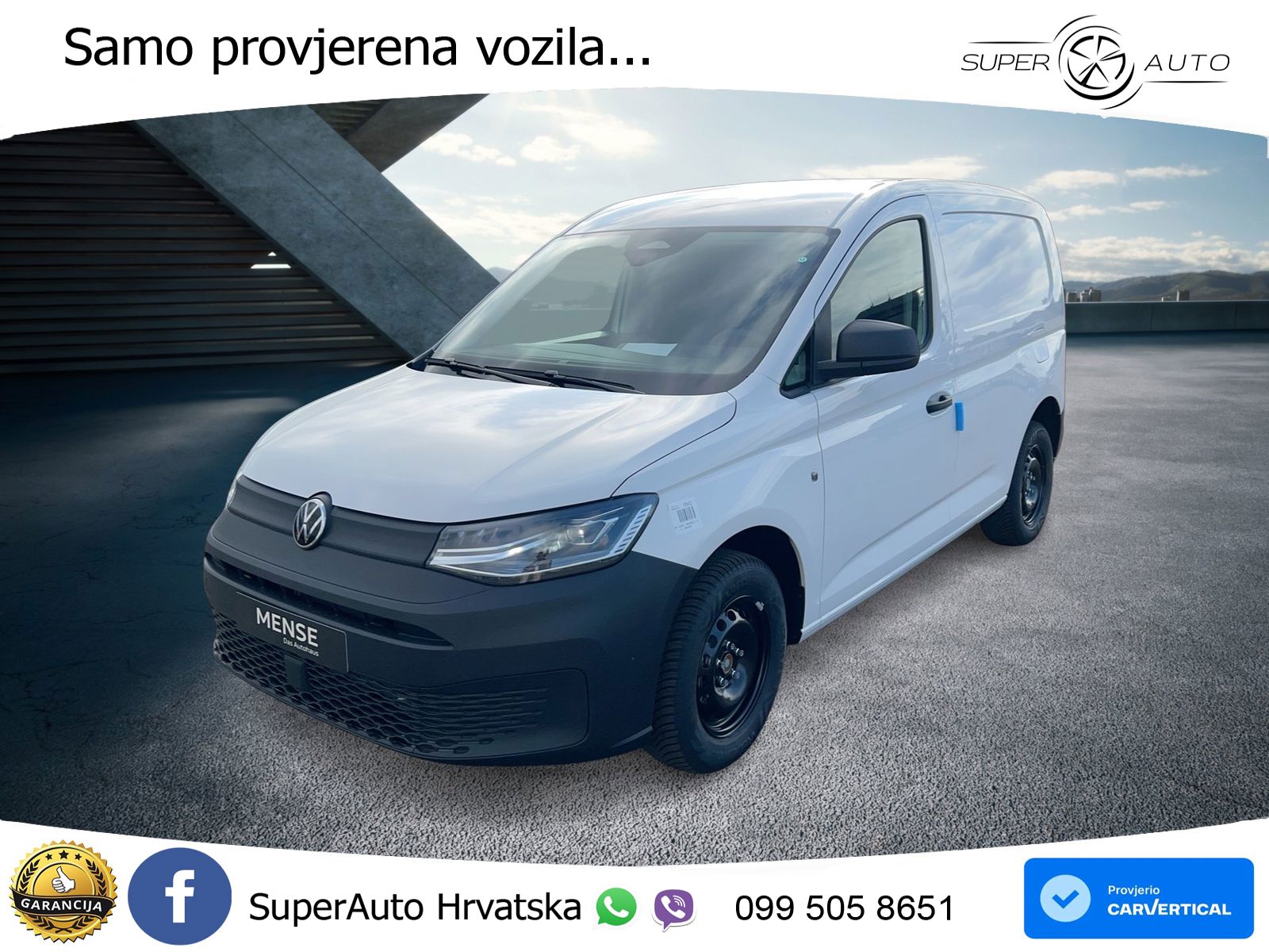 Volkswagen Caddy Cargo 2.0 TDI 75 kW CarPlay ACC LED PDC 102 KS