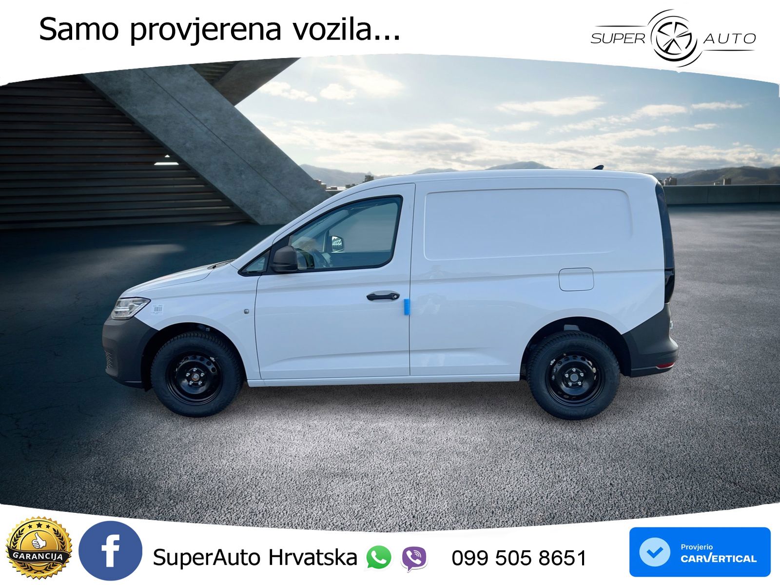 Volkswagen Caddy Cargo 2.0 TDI 75 kW CarPlay ACC LED PDC 102 KS