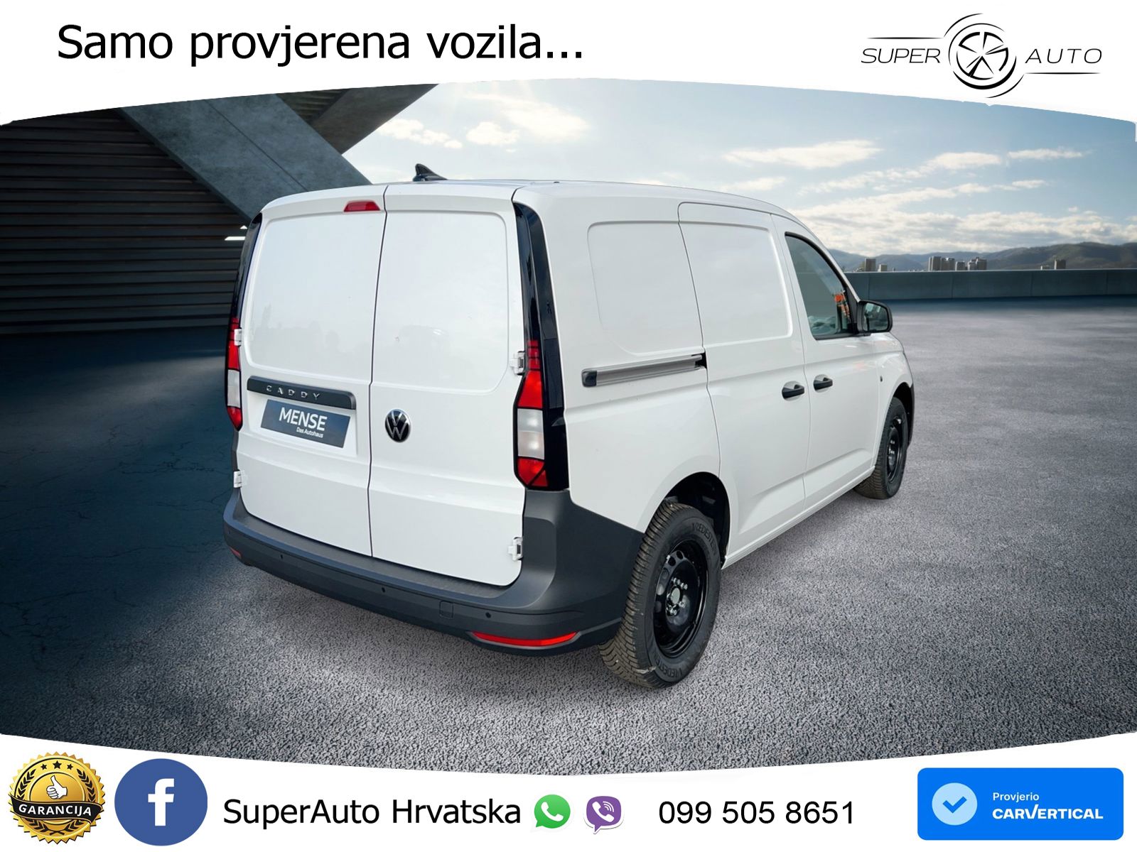 Volkswagen Caddy Cargo 2.0 TDI 75 kW CarPlay ACC LED PDC 102 KS