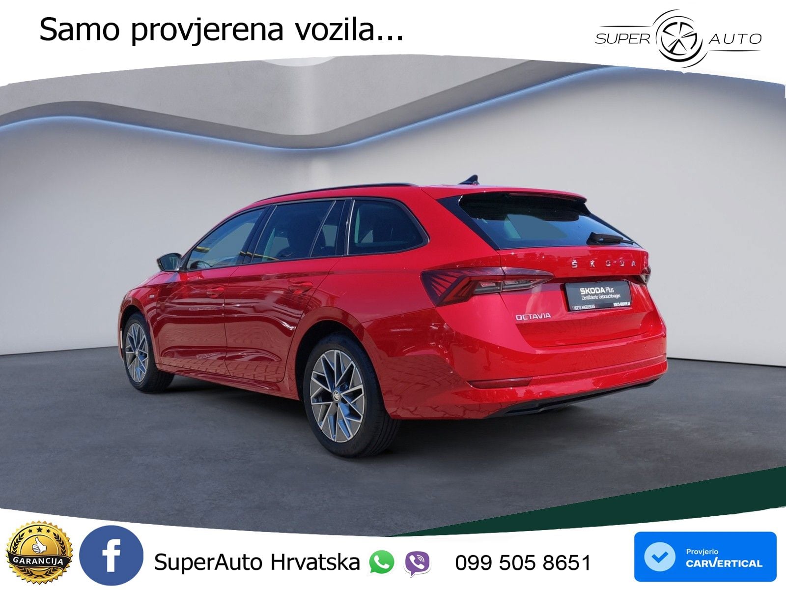 Škoda Octavia Combi 2.0 TDI (150 KS) DSG LED+GR SJED+ACC