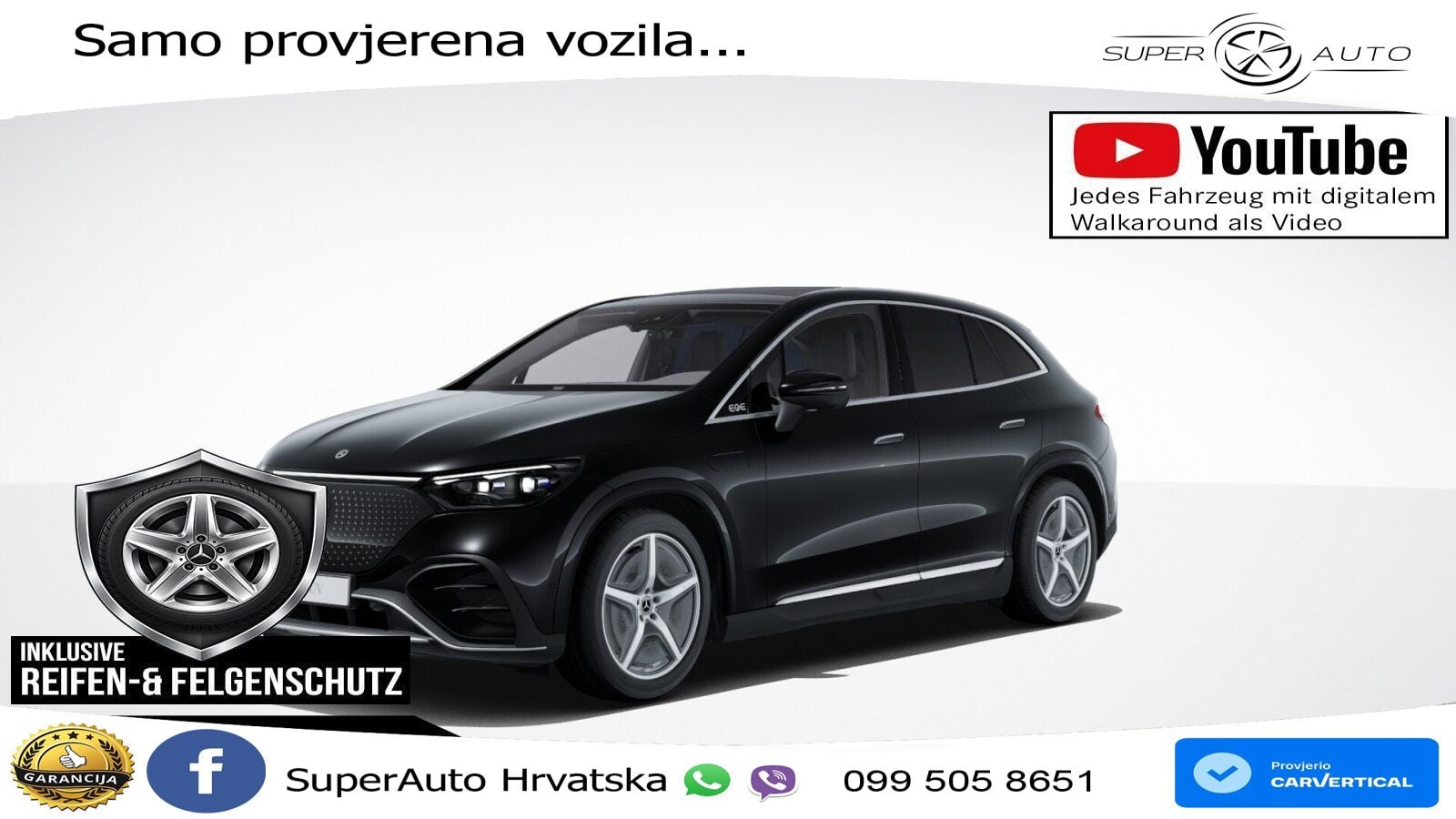 Mercedes EQE SUV 500 105 kWh (408 KS) 4MATIC AMG ZRAČNI+ACC+GR SJED+KAM+PANO