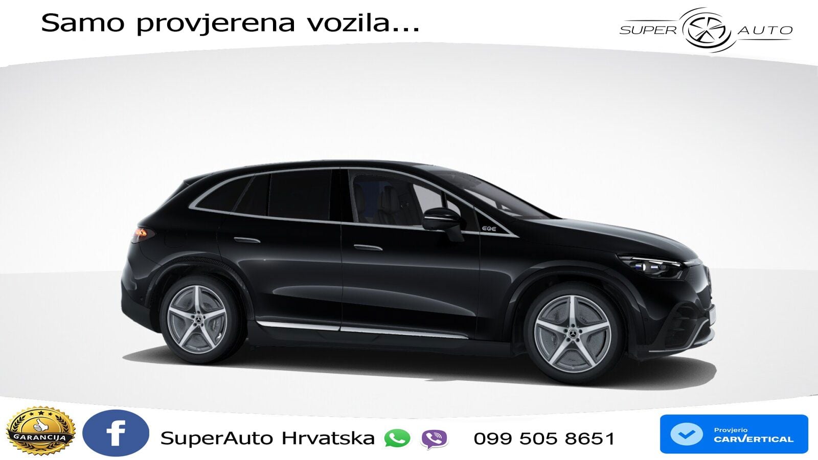 Mercedes EQE SUV 500 105 kWh (408 KS) 4MATIC AMG ZRAČNI+ACC+GR SJED+KAM+PANO