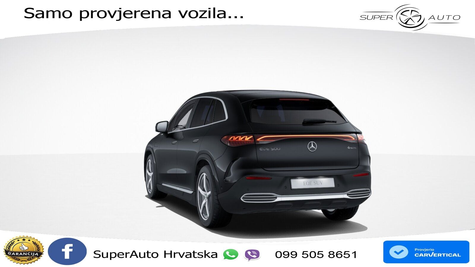 Mercedes EQE SUV 500 105 kWh (408 KS) 4MATIC AMG ZRAČNI+ACC+GR SJED+KAM+PANO