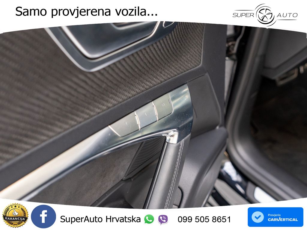 Audi RS7 4.0 TFSI V8 (600 KS) quattro tiptronic ZRAČNI+ACC+GR SJED+KAM+PANO