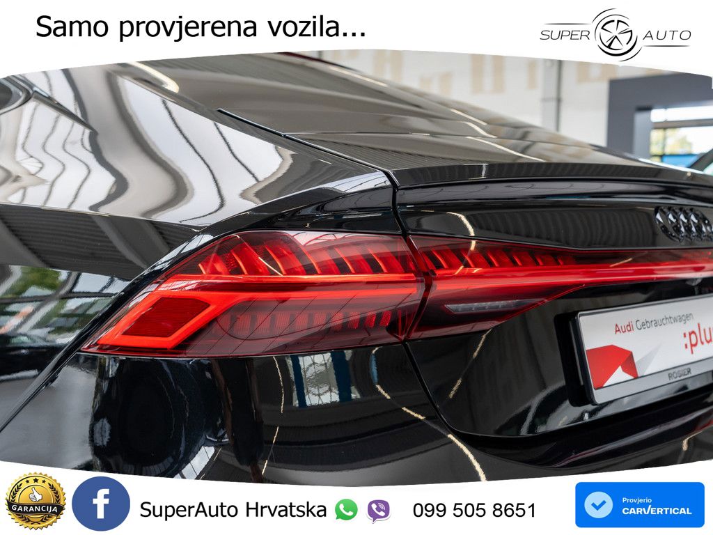 Audi RS7 4.0 TFSI V8 (600 KS) quattro tiptronic ZRAČNI+ACC+GR SJED+KAM+PANO