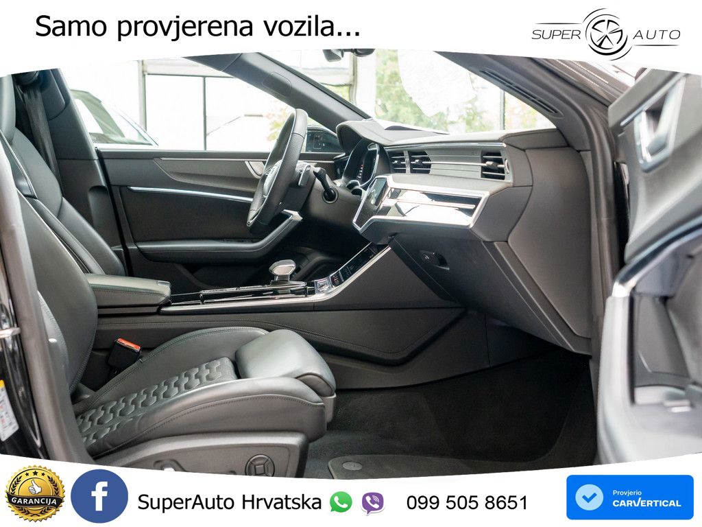 Audi RS7 4.0 TFSI V8 (600 KS) quattro tiptronic ZRAČNI+ACC+GR SJED+KAM+PANO