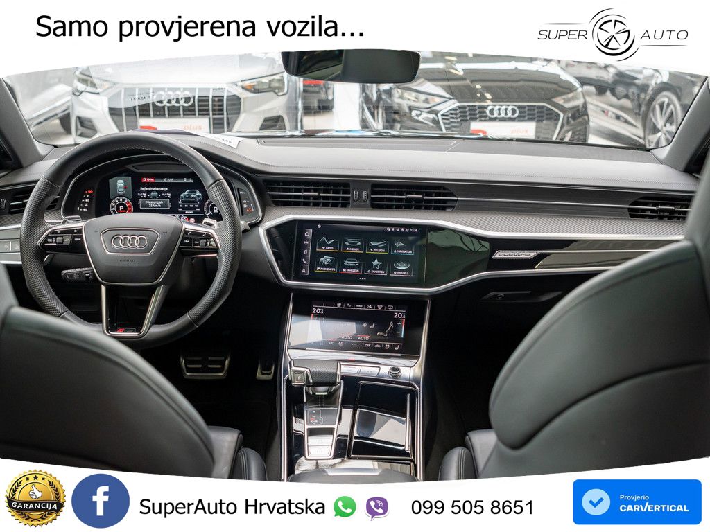 Audi RS7 4.0 TFSI V8 (600 KS) quattro tiptronic ZRAČNI+ACC+GR SJED+KAM+PANO