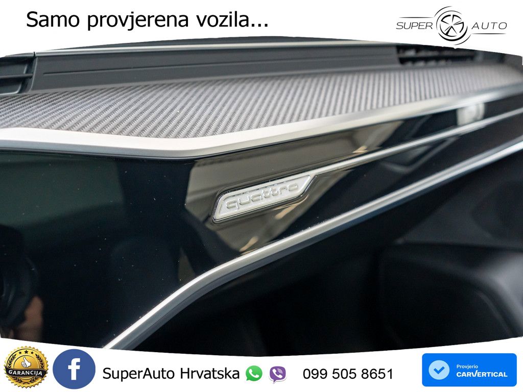 Audi RS7 4.0 TFSI V8 (600 KS) quattro tiptronic ZRAČNI+ACC+GR SJED+KAM+PANO