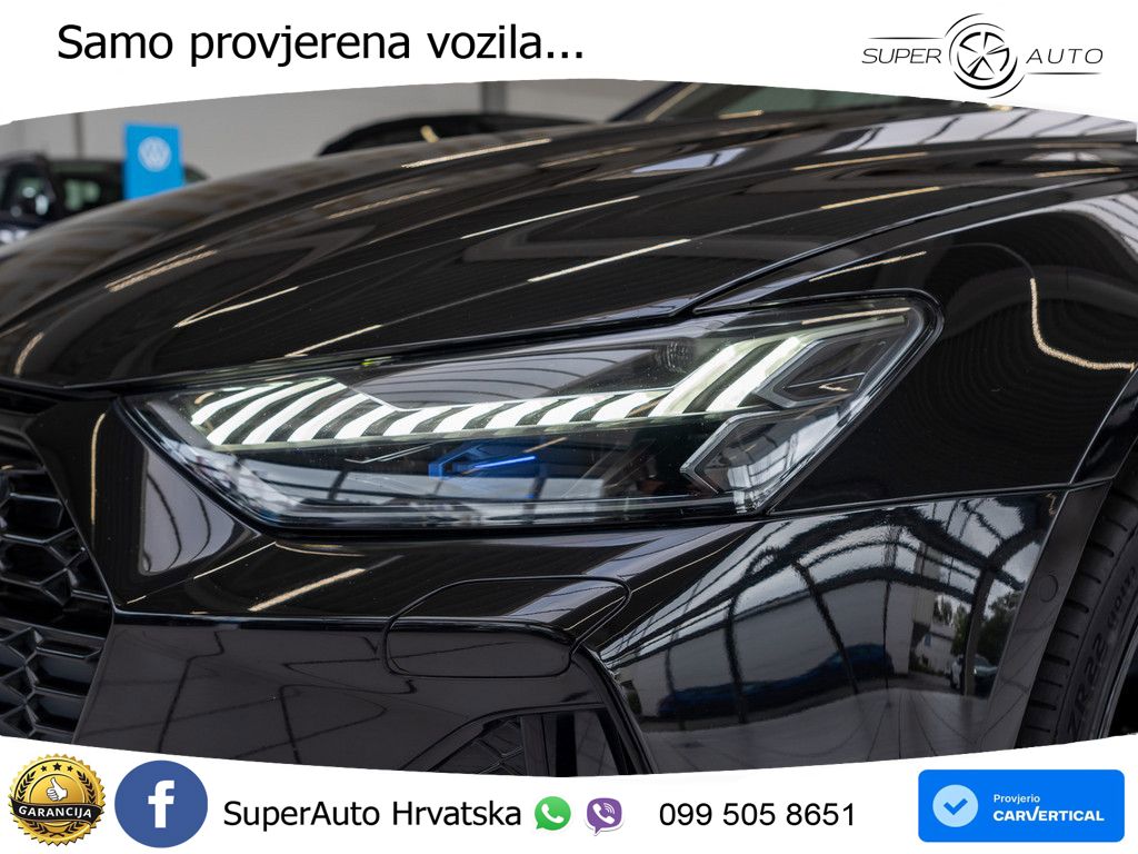 Audi RS7 4.0 TFSI V8 (600 KS) quattro tiptronic ZRAČNI+ACC+GR SJED+KAM+PANO