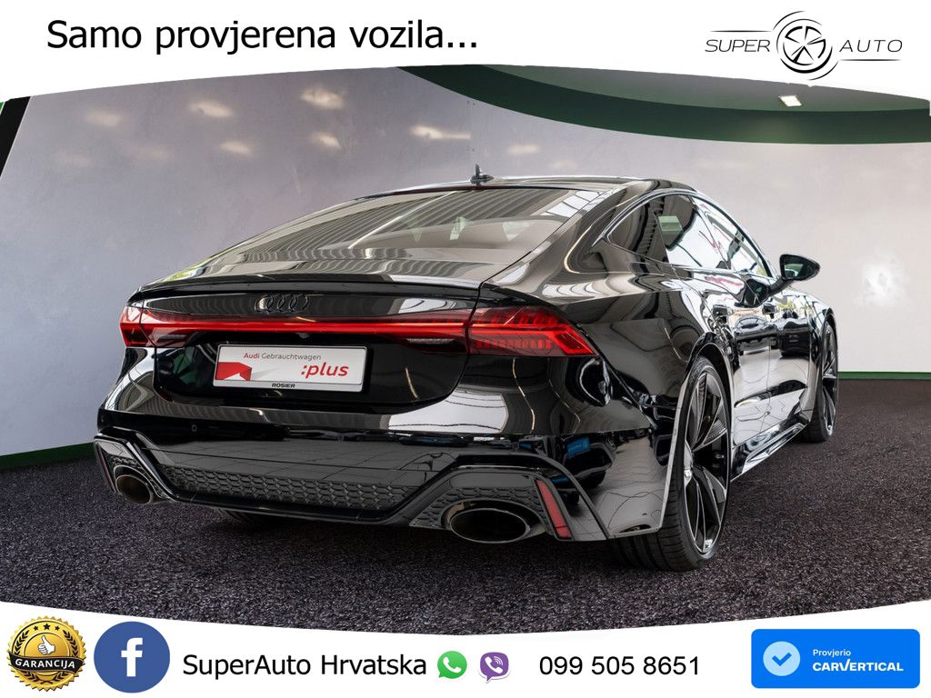 Audi RS7 4.0 TFSI V8 (600 KS) quattro tiptronic ZRAČNI+ACC+GR SJED+KAM+PANO