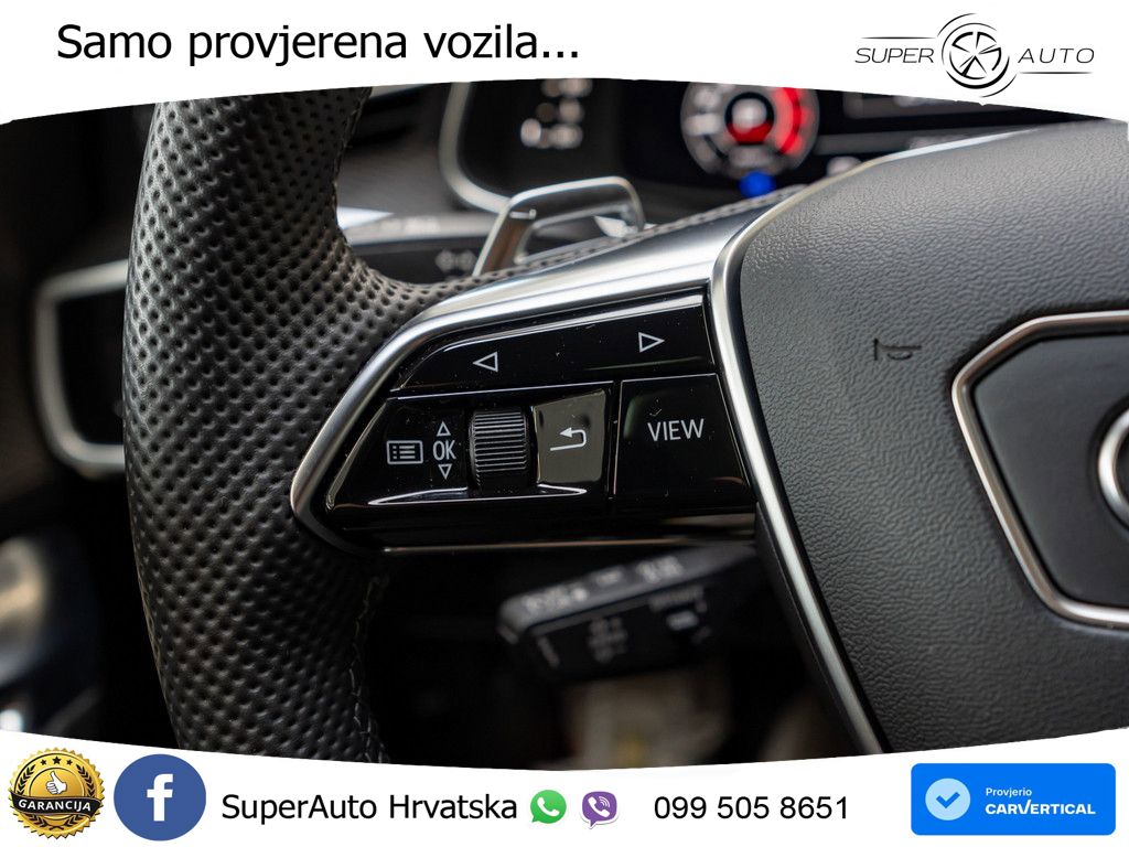 Audi RS7 4.0 TFSI V8 (600 KS) quattro tiptronic ZRAČNI+ACC+GR SJED+KAM+PANO