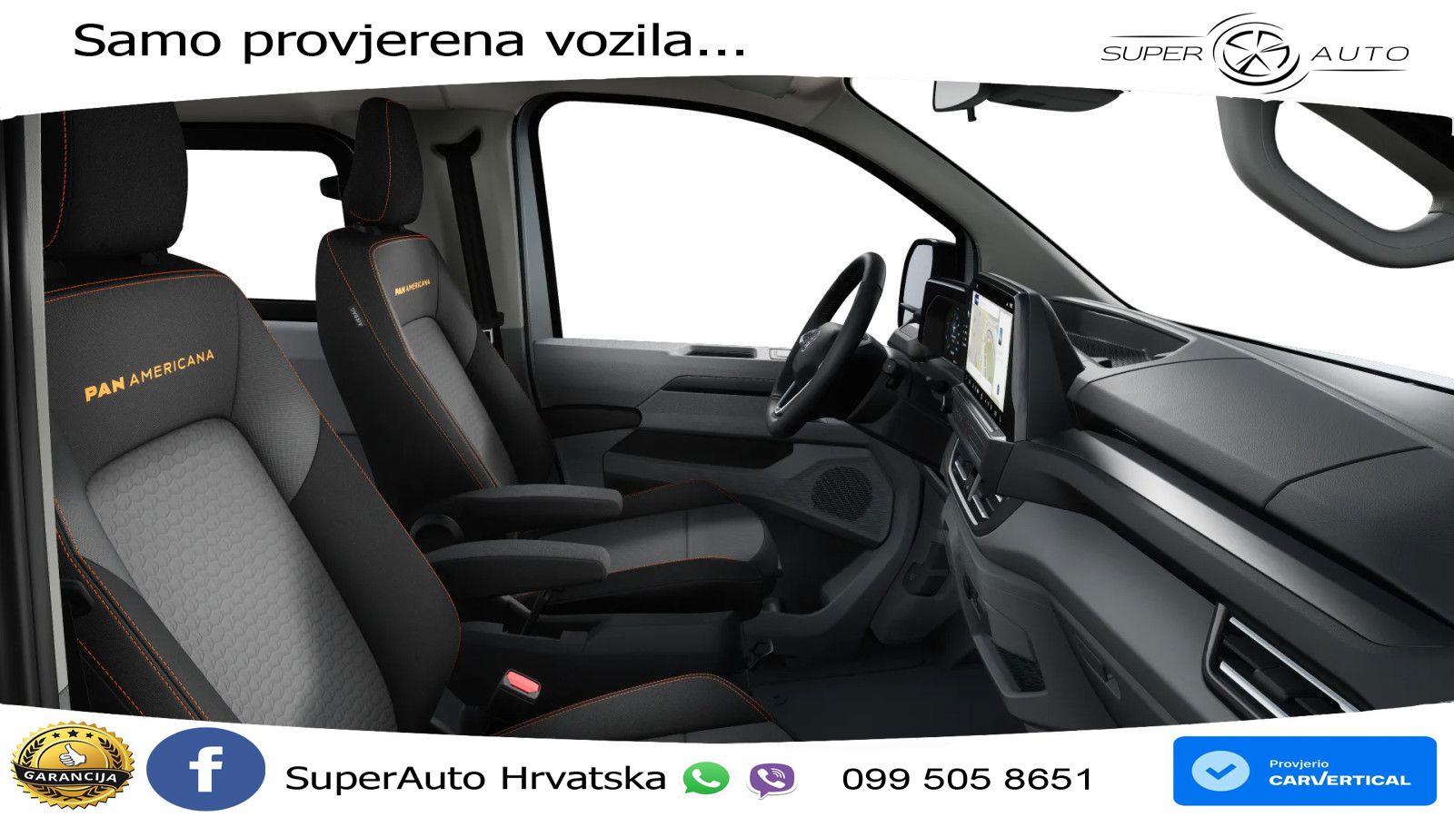 Volkswagen T7 e-Transporter Kombi KR Pan Americana AHK NAV 218 KS