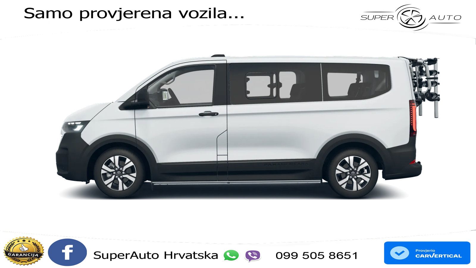 Volkswagen T7 e-Transporter Kombi KR Pan Americana AHK NAV 218 KS