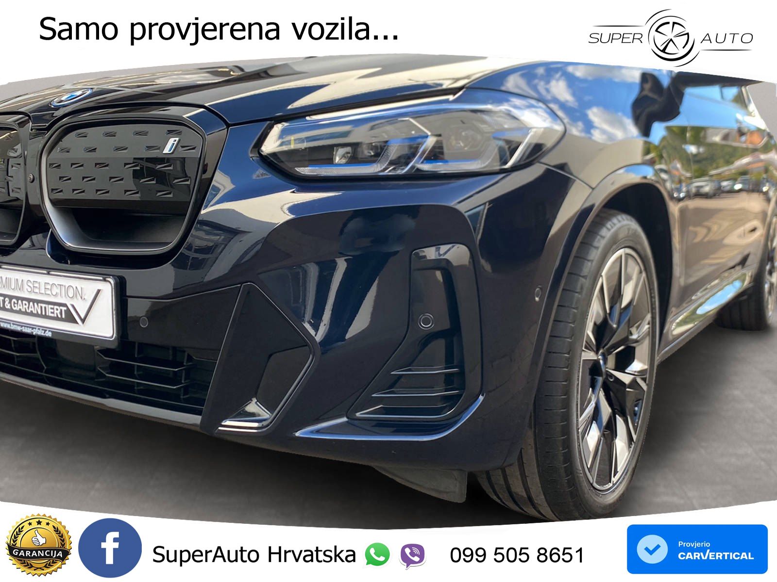 BMW iX3 80 kWh (286 KS) M Sport