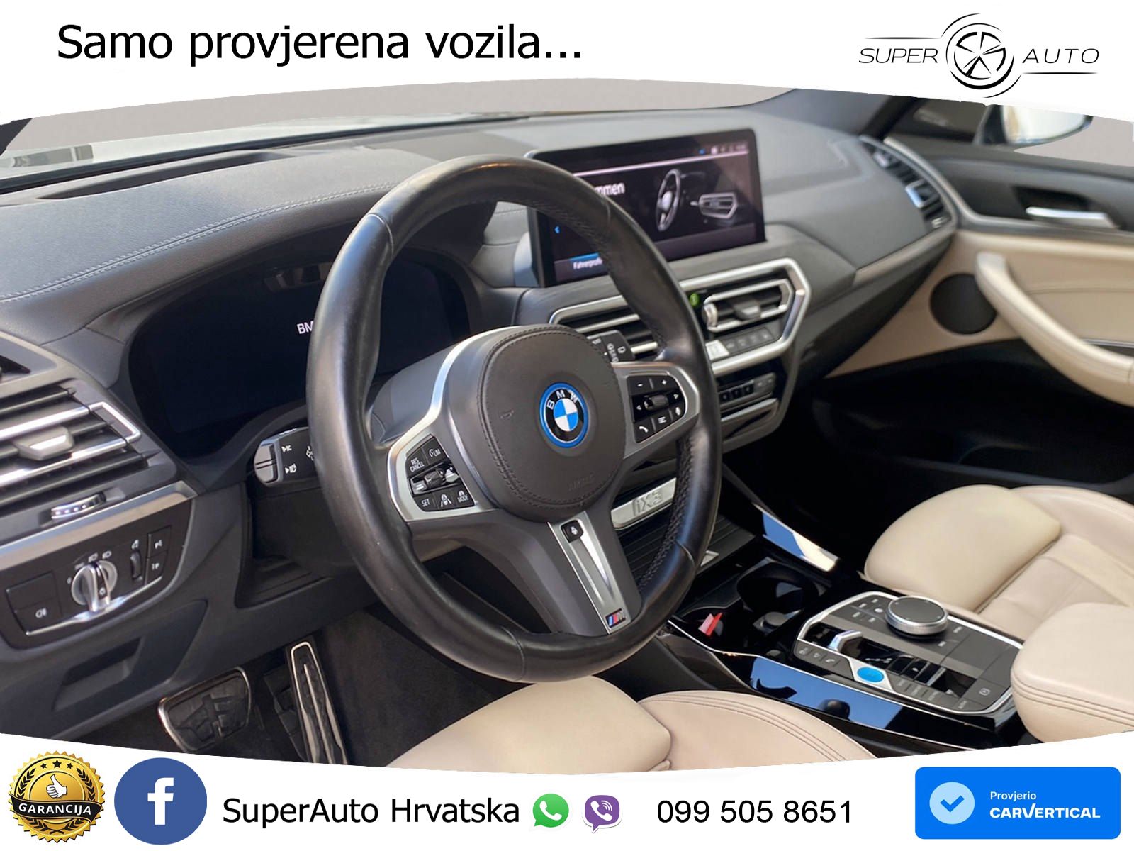 BMW iX3 80 kWh (286 KS) M Sport