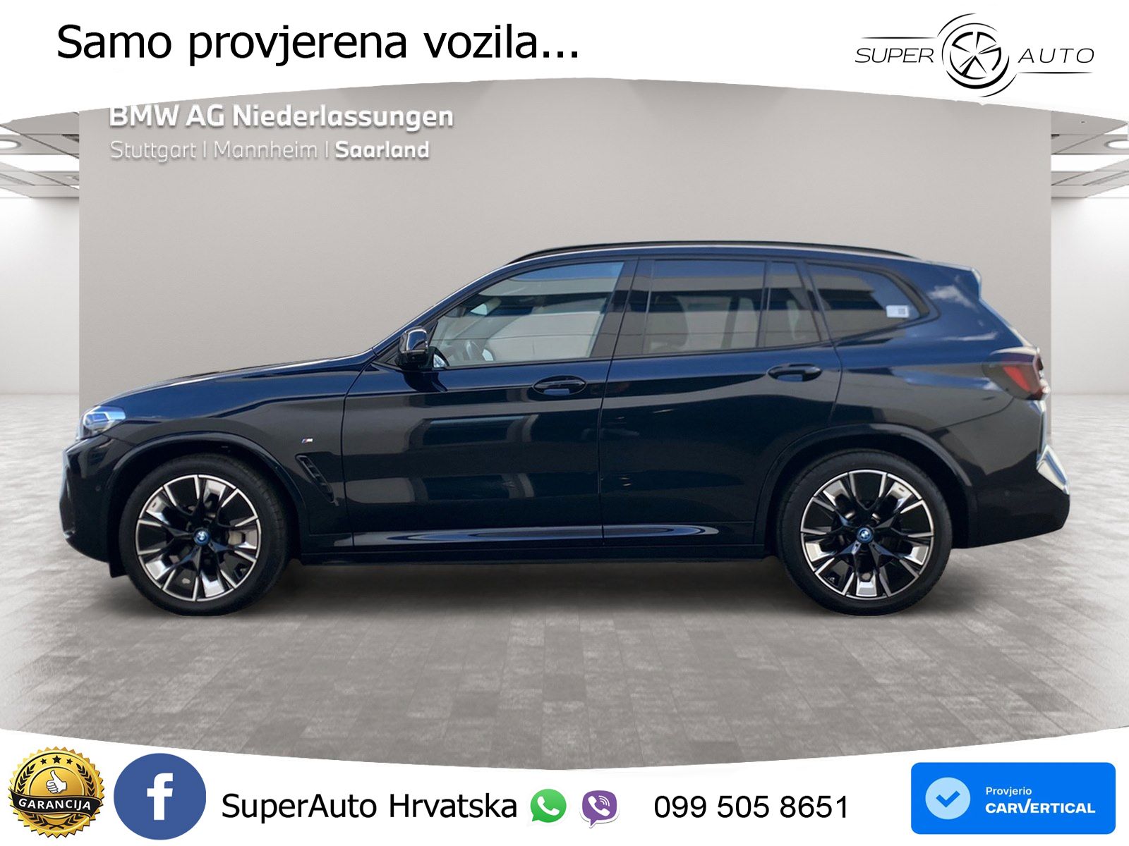 BMW iX3 80 kWh (286 KS) M Sport
