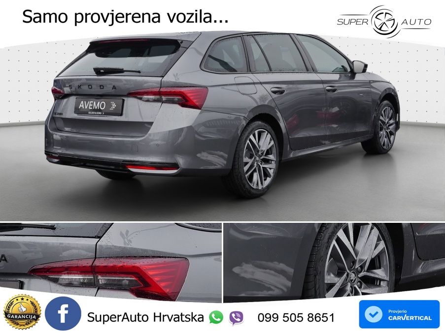 Škoda Octavia Combi 2.0 TDI (150 KS) DSG SportLine LED+GR SJED+ACC