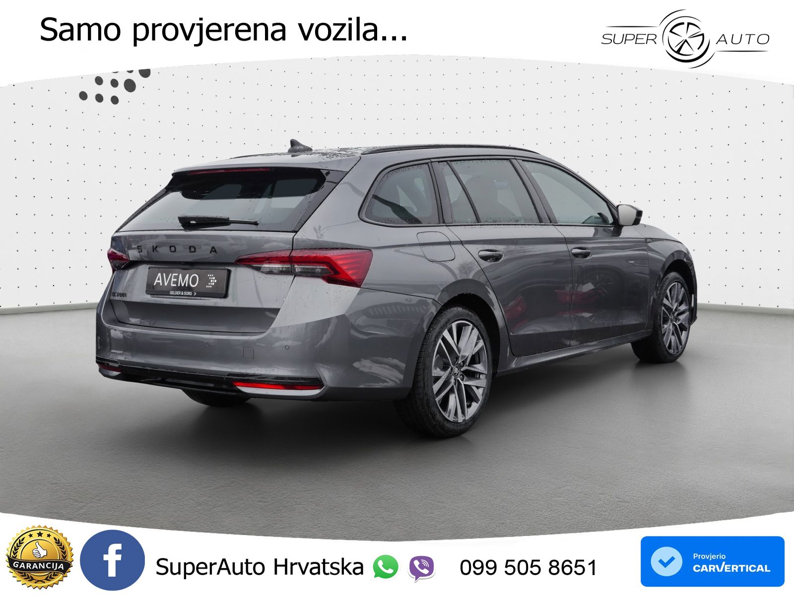 Škoda Octavia Combi 2.0 TDI (150 KS) DSG SportLine LED+GR SJED+ACC