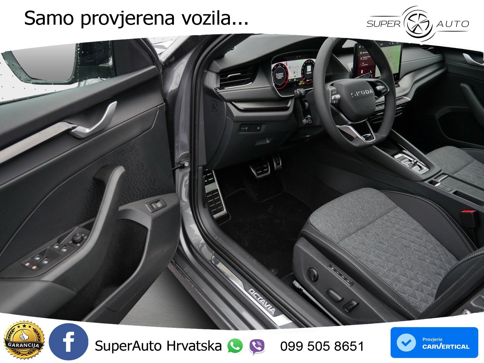 Škoda Octavia Combi 2.0 TDI (150 KS) DSG SportLine LED+GR SJED+ACC