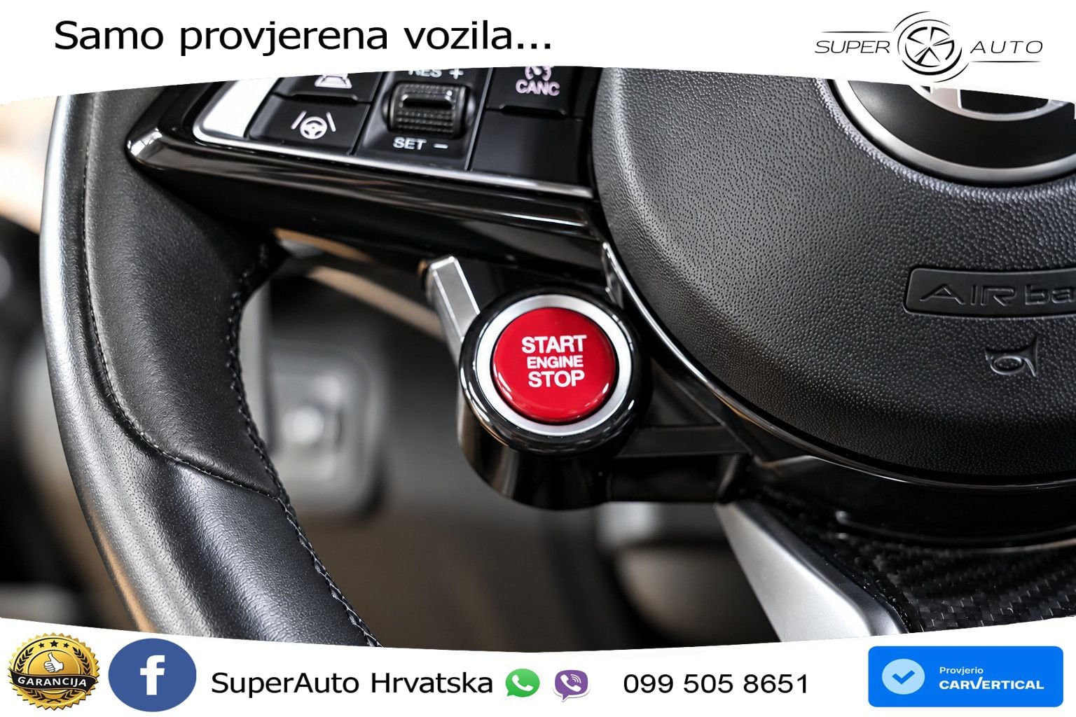 Alfa Romeo Giulia Quadrifoglio 2.9 V6 Bi-Turbo (520 KS) Automatic MATRIX+GR SJED+KAM