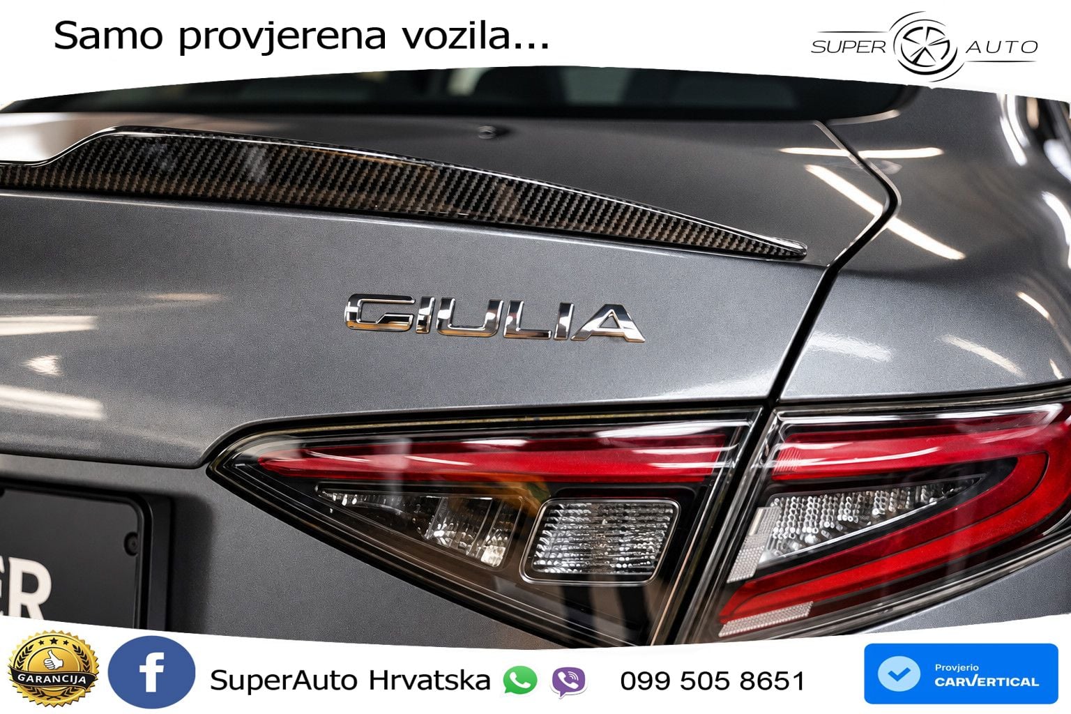 Alfa Romeo Giulia Quadrifoglio 2.9 V6 Bi-Turbo (520 KS) Automatic MATRIX+GR SJED+KAM