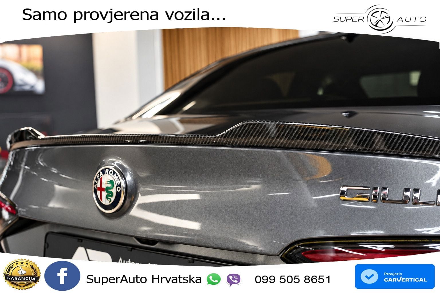 Alfa Romeo Giulia Quadrifoglio 2.9 V6 Bi-Turbo (520 KS) Automatic MATRIX+GR SJED+KAM