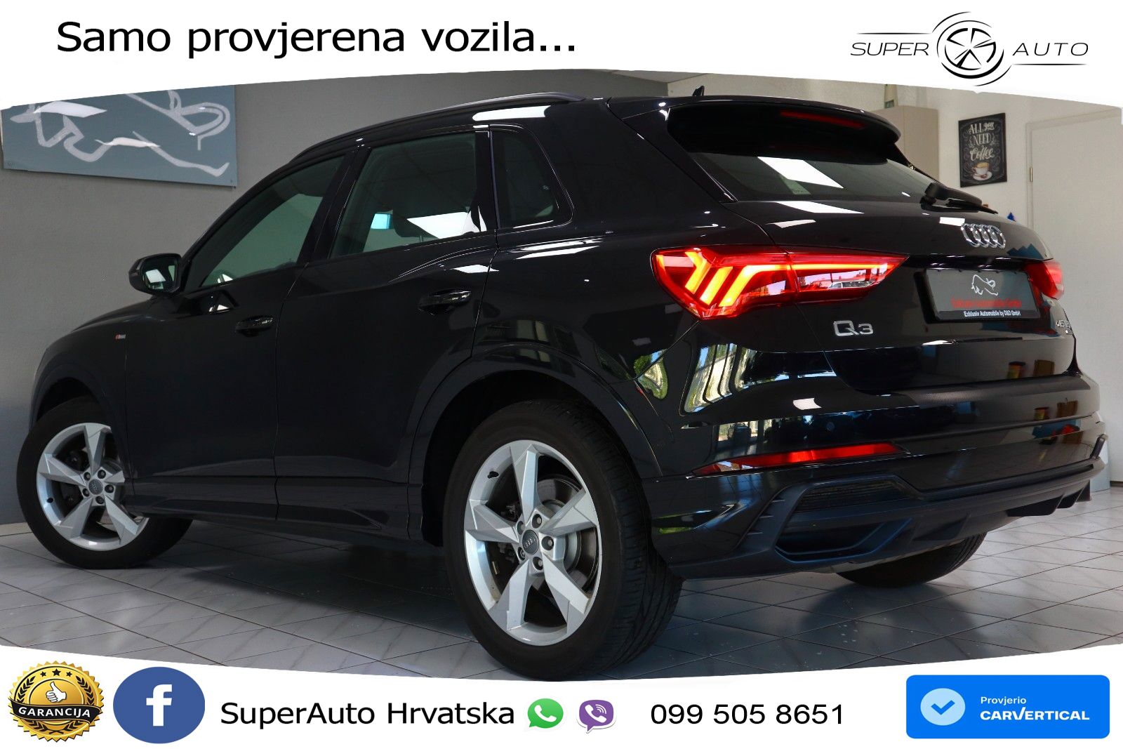 Audi Q3 45 TFSI (230 KS) quattro S tronic S line LED+GR SJED+ACC