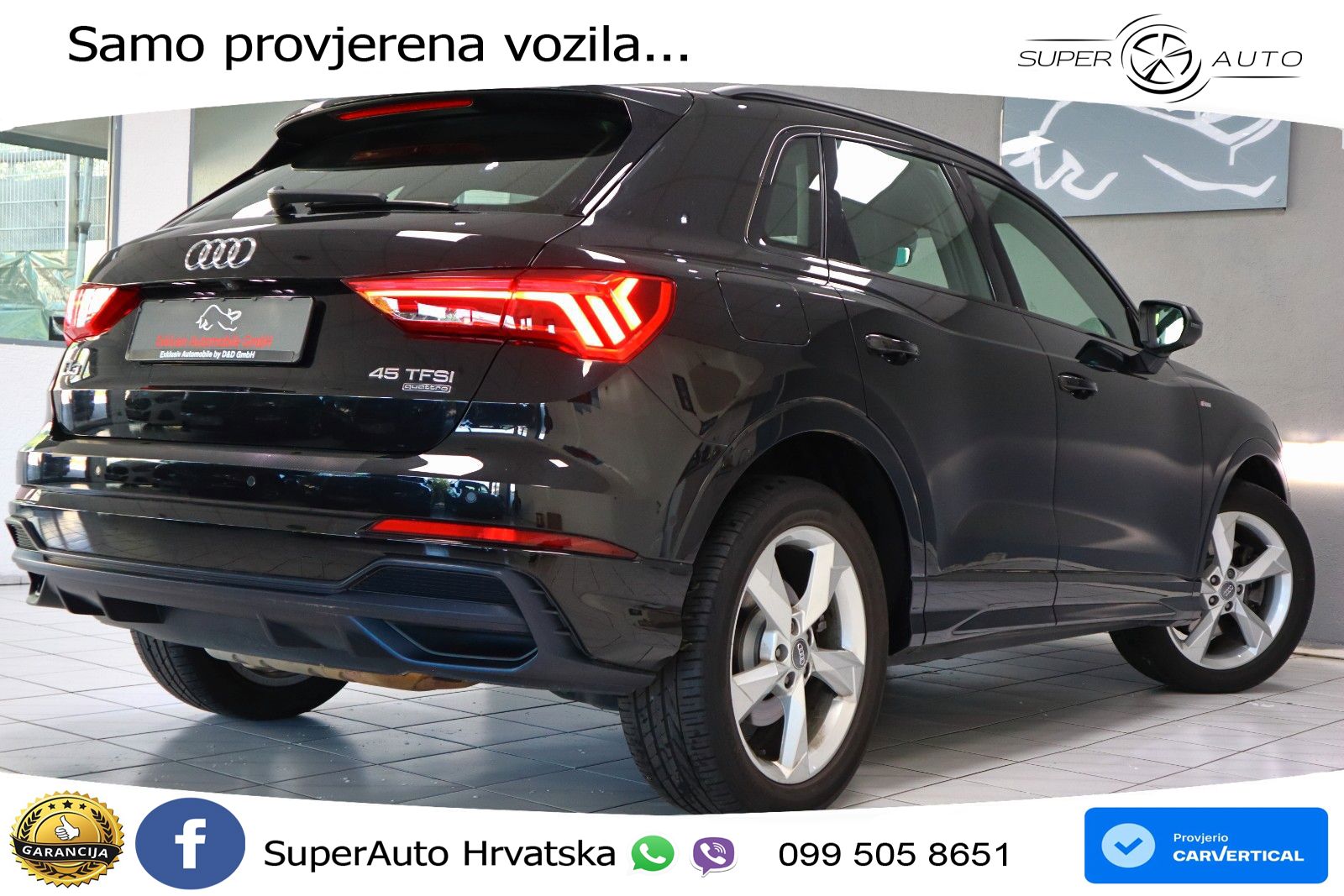 Audi Q3 45 TFSI (230 KS) quattro S tronic S line LED+GR SJED+ACC