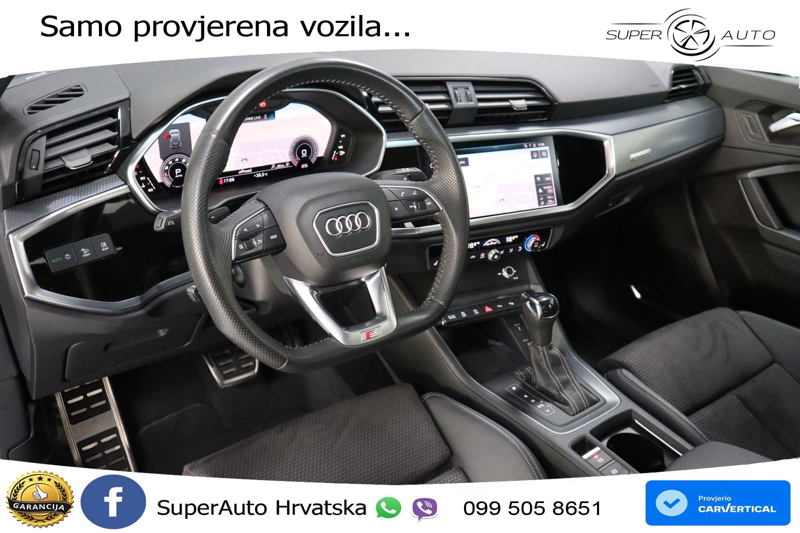 Audi Q3 45 TFSI (230 KS) quattro S tronic S line LED+GR SJED+ACC