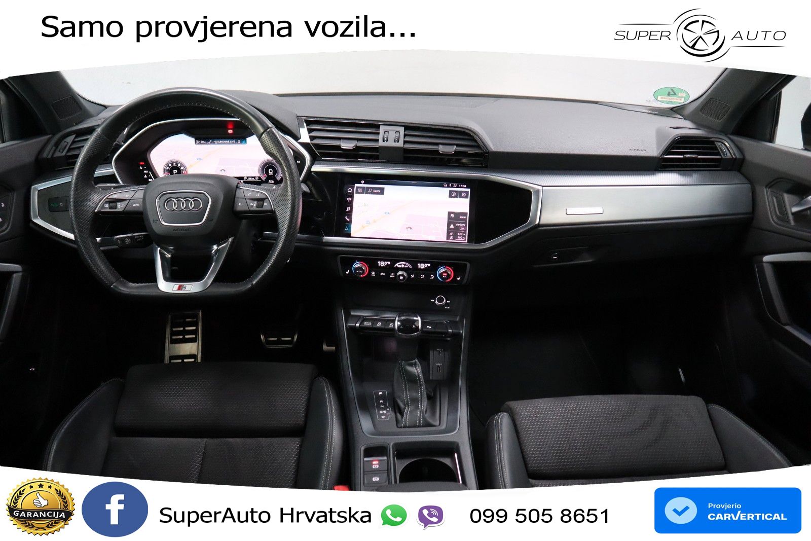 Audi Q3 45 TFSI (230 KS) quattro S tronic S line LED+GR SJED+ACC