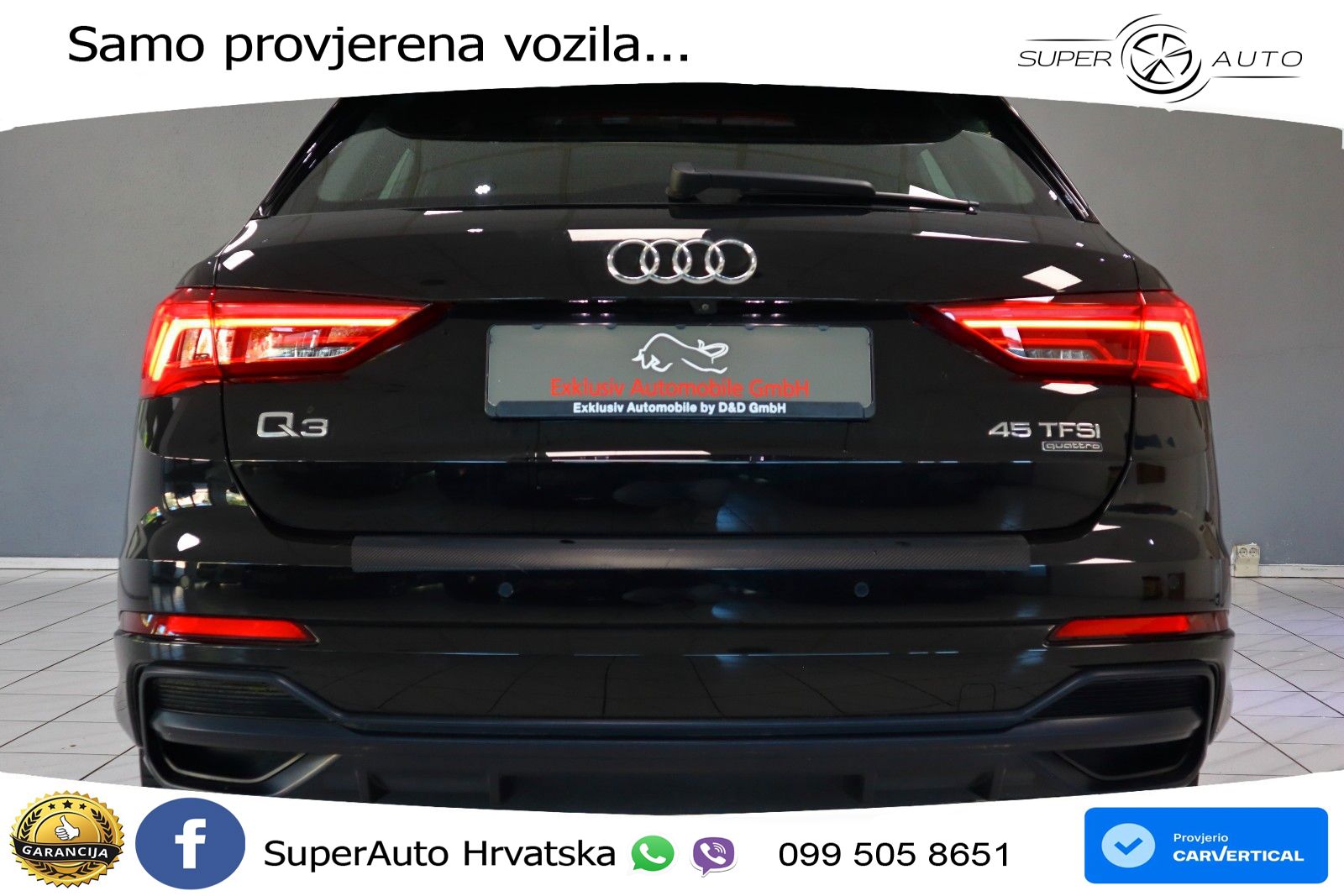 Audi Q3 45 TFSI (230 KS) quattro S tronic S line LED+GR SJED+ACC