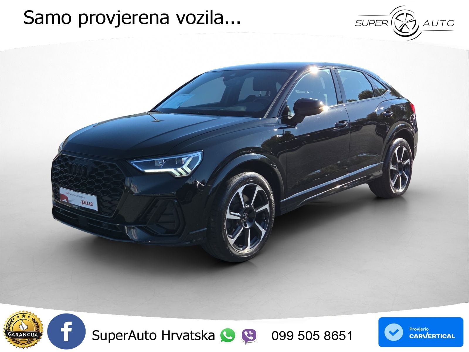 Audi Q3 Sportback 40 TDI (200 KS) quattro S tronic S line LED+GR SJED+ACC