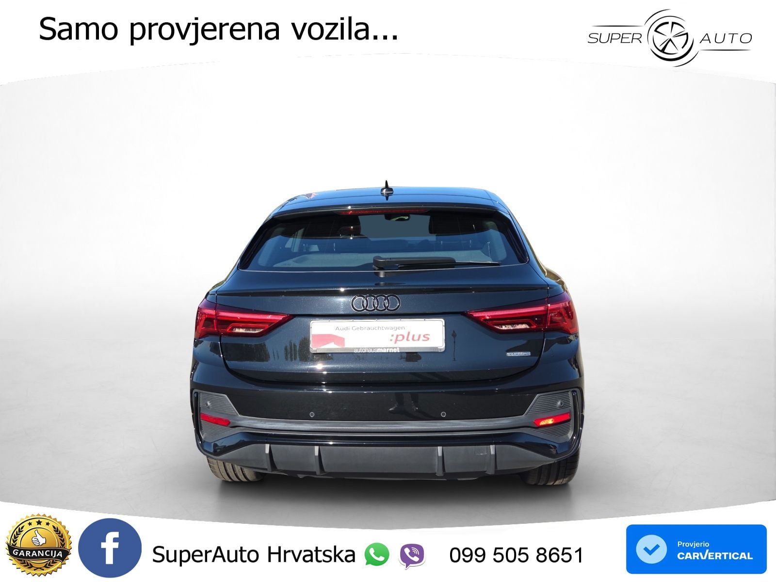 Audi Q3 Sportback 40 TDI (200 KS) quattro S tronic S line LED+GR SJED+ACC