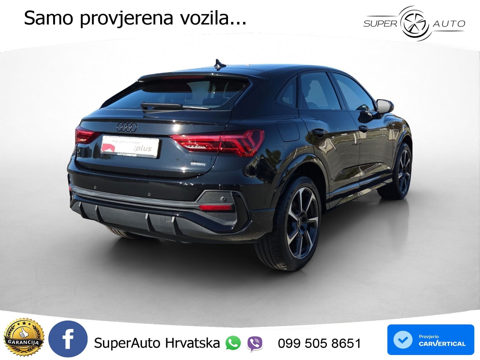 Audi Q3 Sportback 40 TDI (200 KS) quattro S tronic S line LED+GR SJED+ACC
