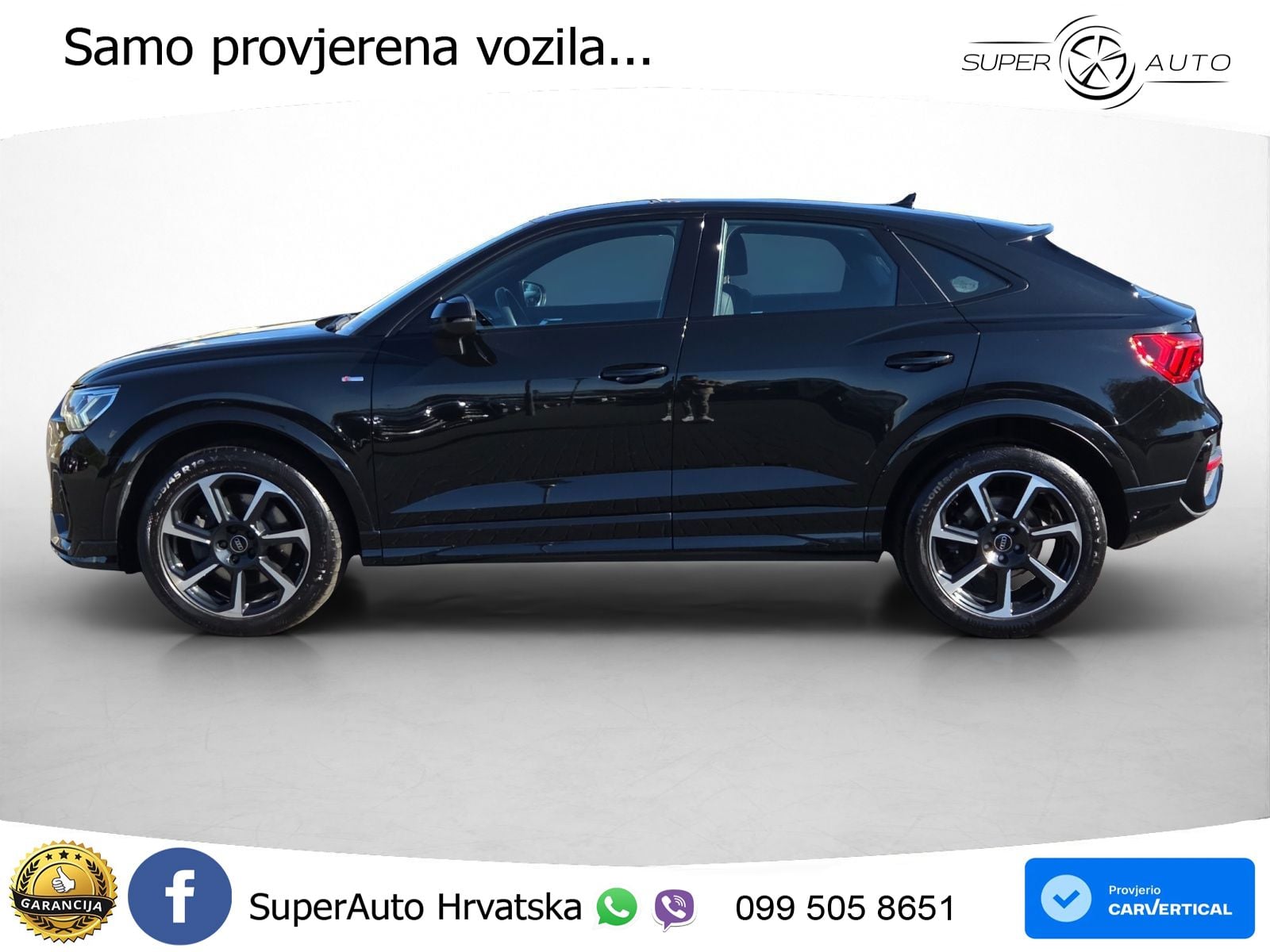 Audi Q3 Sportback 40 TDI (200 KS) quattro S tronic S line LED+GR SJED+ACC
