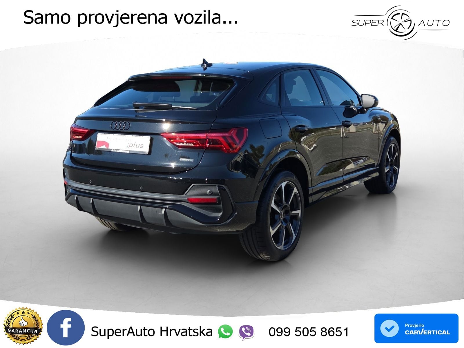 Audi Q3 Sportback 40 TDI (200 KS) quattro S tronic S line LED+GR SJED+ACC