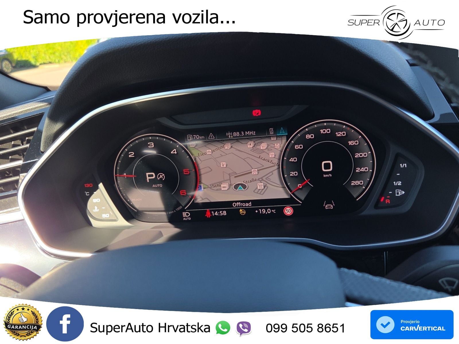 Audi Q3 Sportback 40 TDI (200 KS) quattro S tronic S line LED+GR SJED+ACC