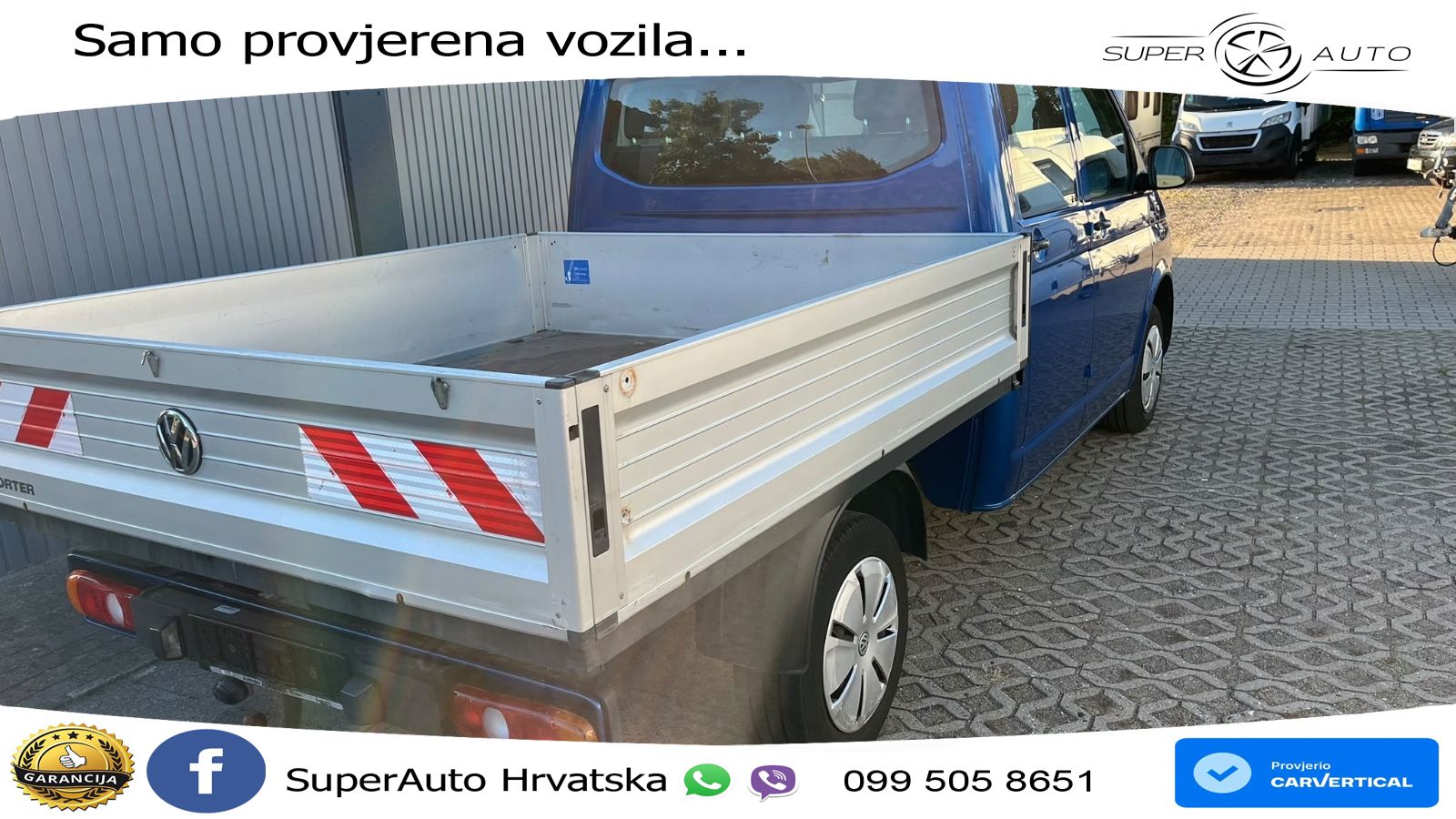 Volkswagen T6.1 Transporter Pritsche FWD lang Doppelkabine 90 KS