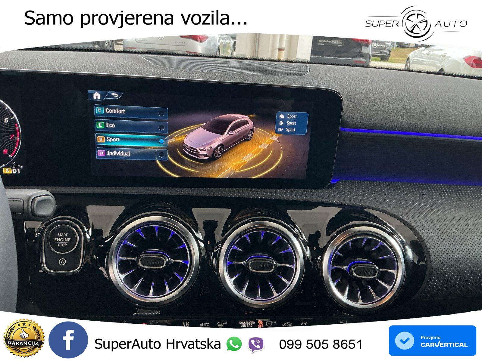 Mercedes-Benz A 180 7G-DCT LED+GR SJED+ACC