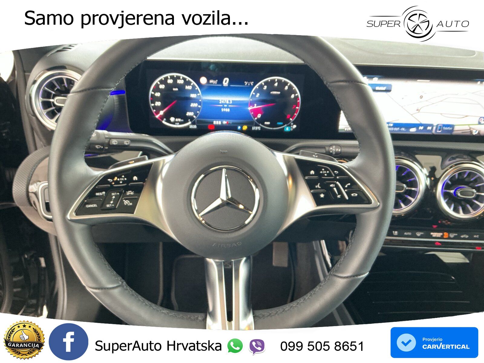 Mercedes-Benz A 180 7G-DCT LED+GR SJED+ACC