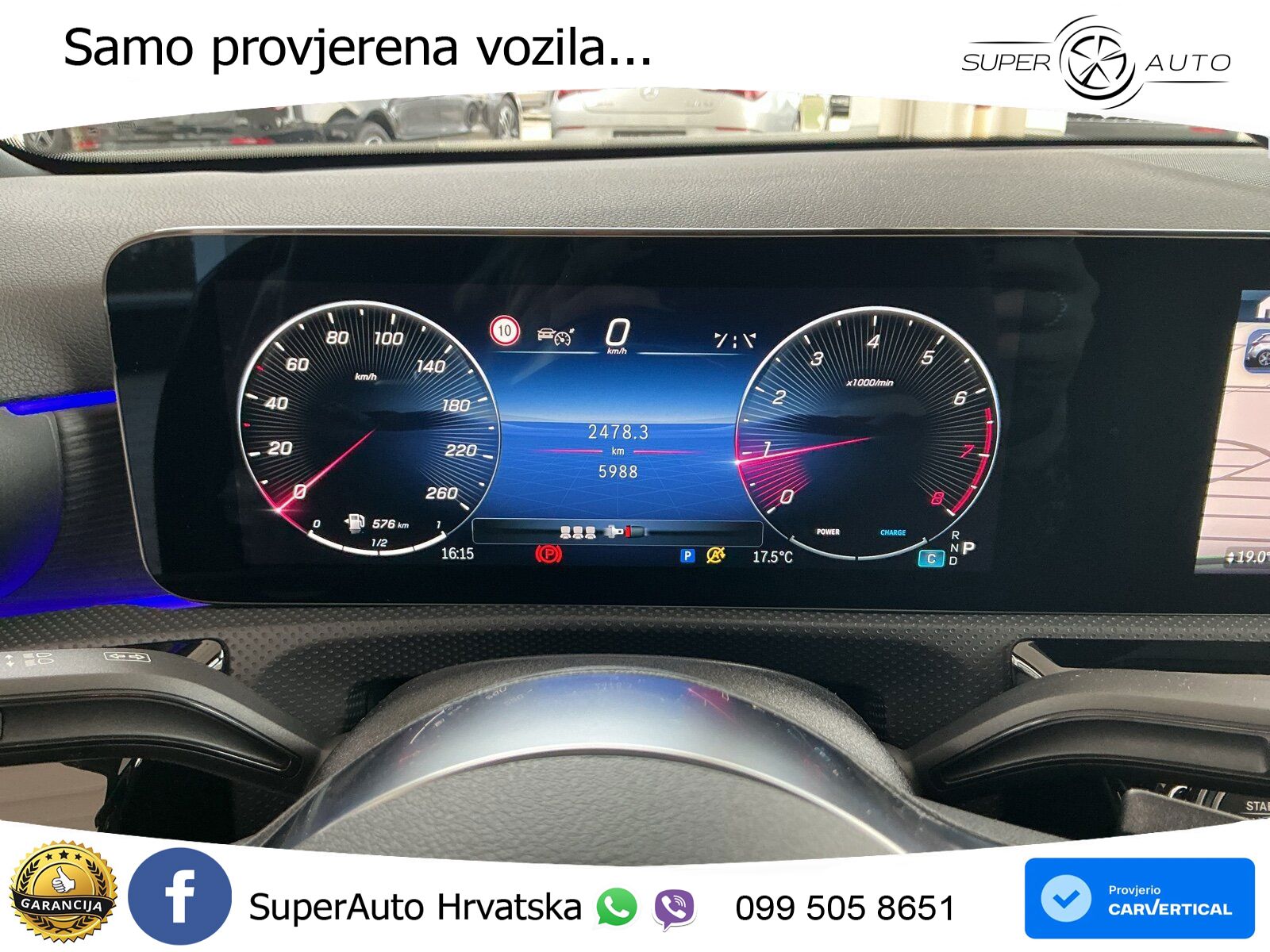 Mercedes-Benz A 180 7G-DCT LED+GR SJED+ACC