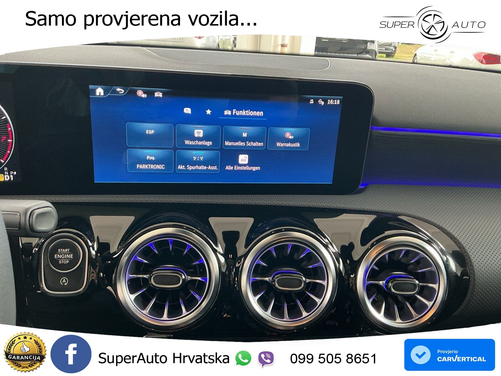 Mercedes-Benz A 180 7G-DCT LED+GR SJED+ACC
