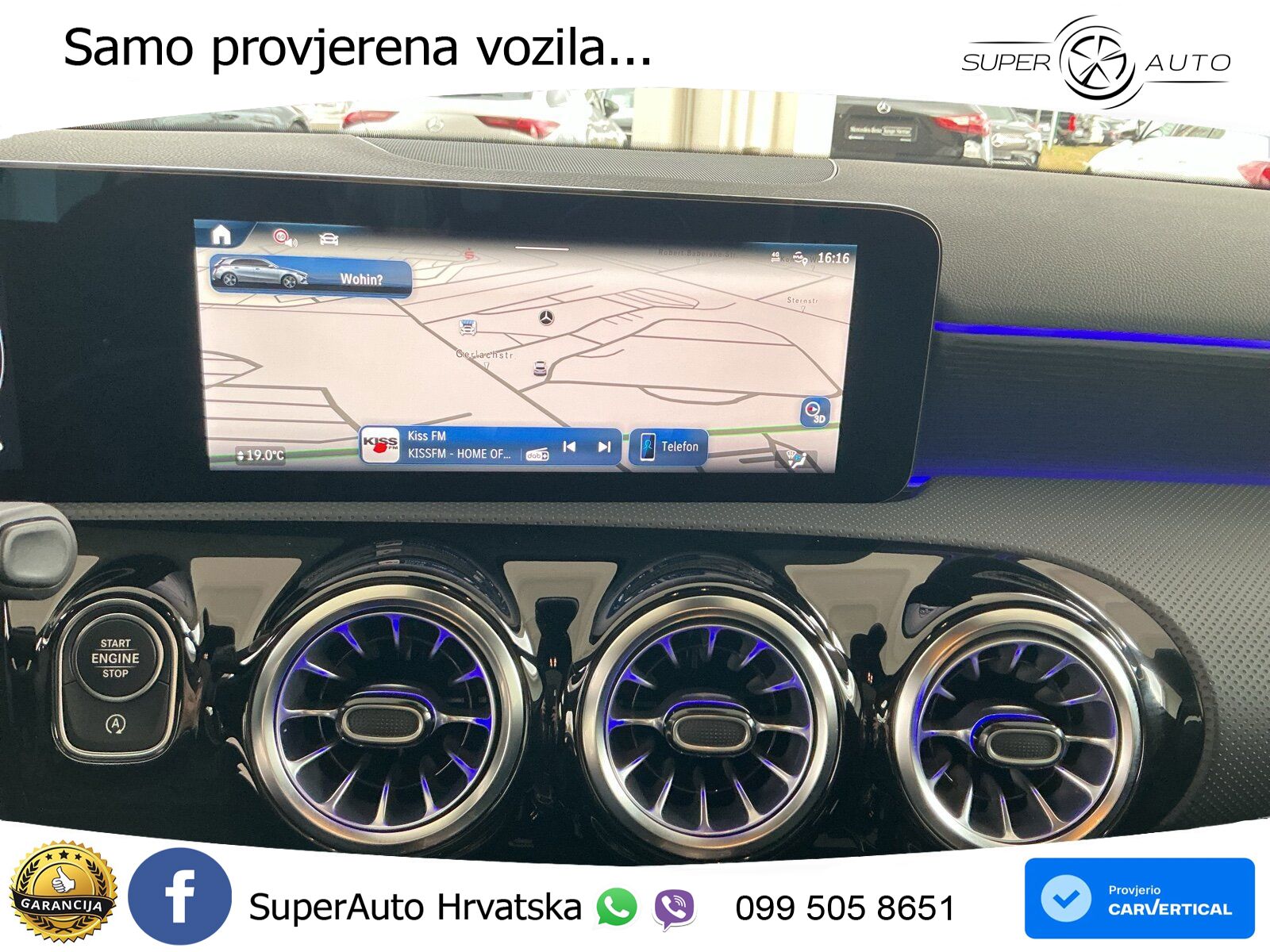 Mercedes-Benz A 180 7G-DCT LED+GR SJED+ACC