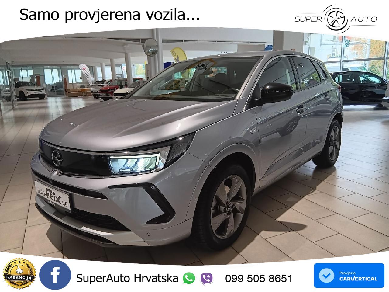Opel Grandland 1.2i Turbo (130 KS) Automatic Elegance LED+GR SJED+ACC