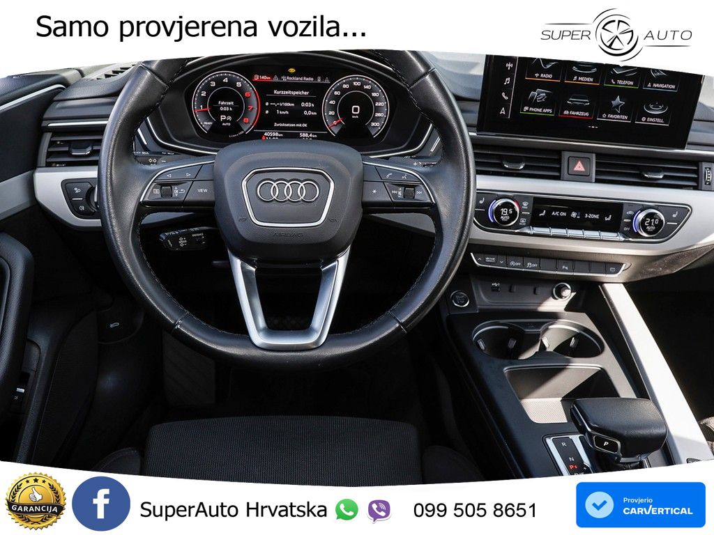 Audi A5 Sportback  40 TFSI (204 KS) quattro S tronic S line MATRIX+GR SJED+KAM