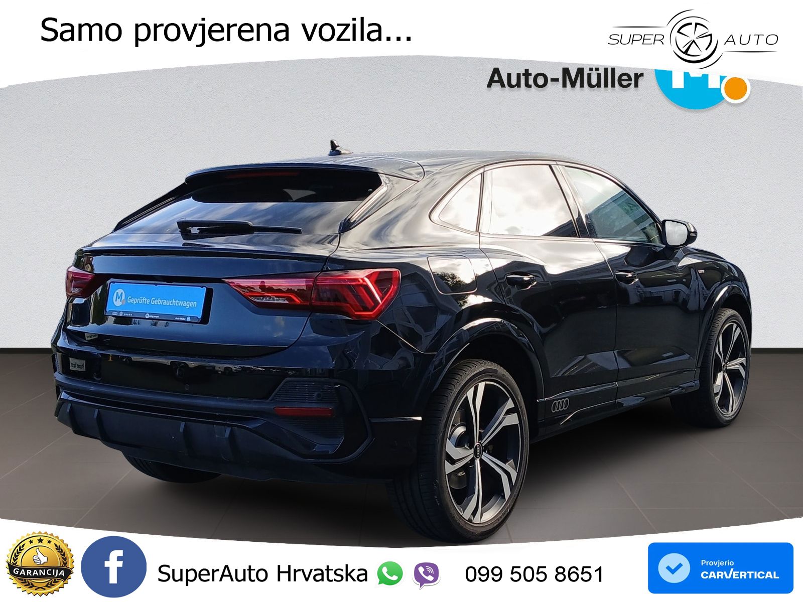 Audi Q3 Sportback 45 TFSIe (245 KS) S tronic S line MATRIX+GR SJED+KAM