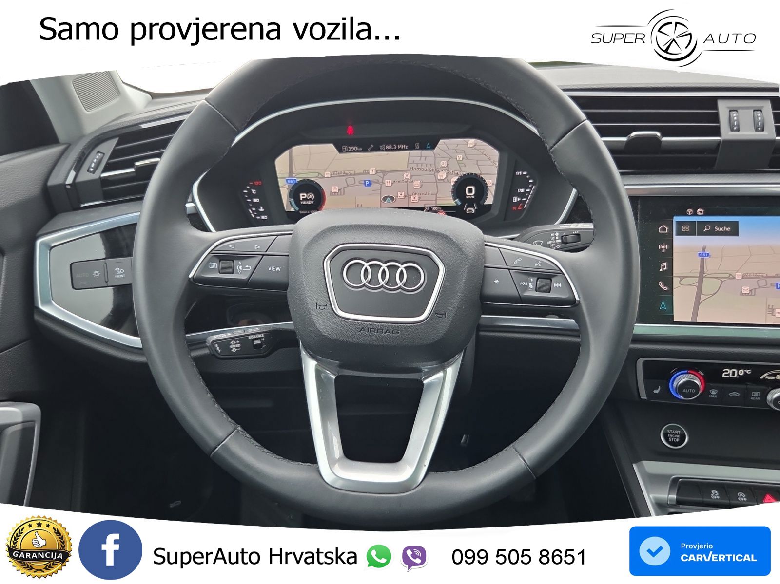 Audi Q3 40 TFSI (190 KS) quattro S tronic advanced LED+GR SJED+ACC